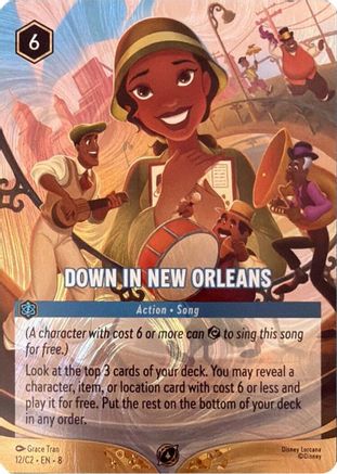 Down in New Orleans (Foil) (12) [Disney Lorcana Promo Cards] Holofoil