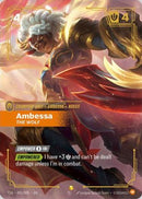 Ambessa, The Wolf (T1 Worlds Champion Player Bundle) (T1A 001/005) [Riftbound Promotional Cards] Foil