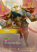 Galio, Indefatigable (T1 Worlds Champion Player Bundle) (T1A 003/005) [Riftbound Promotional Cards] Foil