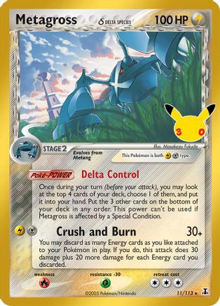 Metagross (Delta Species) - 11/113 [ME: 30th Celebration Classic Collection] - Holofoil