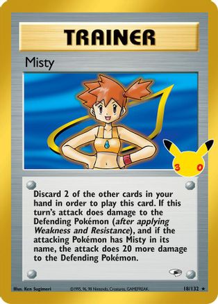 Misty - 18/132 [ME: 30th Celebration Classic Collection] - Holofoil