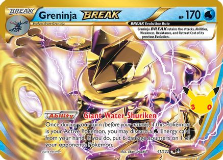 Greninja BREAK - 41/122 [ME: 30th Celebration Classic Collection] - Holofoil