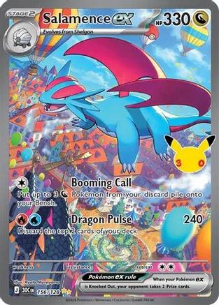 Salamence ex 156/128 [ME 30th Celebration]  - Holofoil