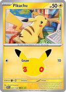 Pikachu 031/128 [ME 30th Celebration]  - Holofoil