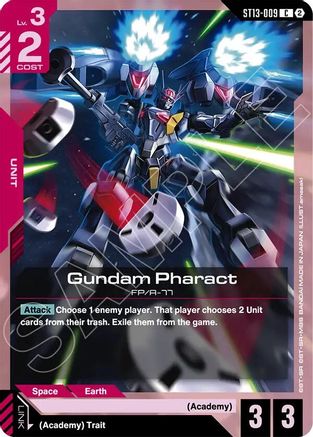 Gundam Pharact (ST13-009) [Starter Deck 13 Silent Barrage]