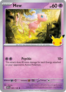 Mew - 65/128 [ME: 30th Celebration] - Holofoil
