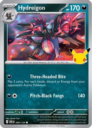 Hydreigon 099 [ME 30th Celebration]  - Holofoil