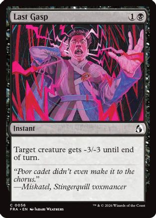 Last Gasp [Reality Fracture] Foil