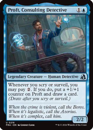 Proft, Consulting Detective [Reality Fracture] Foil