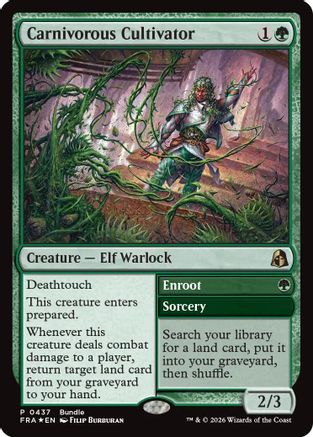 Carnivorous Cultivator [Unique and Miscellaneous Promos] Foil