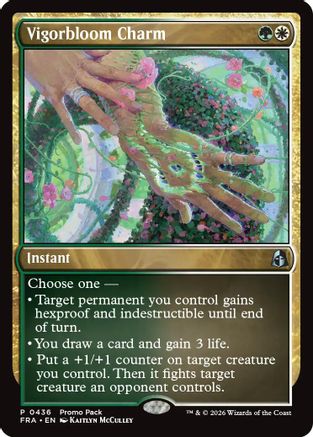 Vigorbloom Charm [Promo Pack: Reality Fracture] Foil