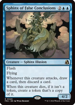 Sphinx of False Conclusions [Reality Fracture] Foil