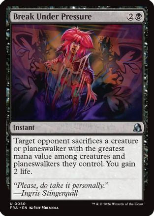 Break Under Pressure [Reality Fracture] Foil