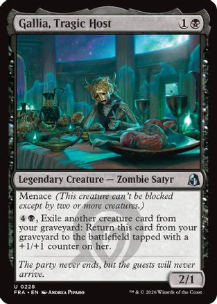 Gallia, Tragic Host [Reality Fracture] Foil