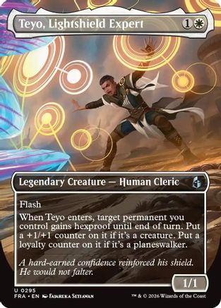 Teyo, Lightshield Expert (Borderless) [Reality Fracture] Foil
