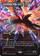 Darklight Phoenix (Borderless) (Facet Foil) [Reality Fracture] Foil