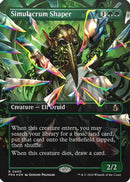Simulacrum Shaper (Borderless) (Facet Foil) [Reality Fracture] Foil