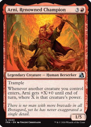 Arni, Renowned Champion [Reality Fracture]
