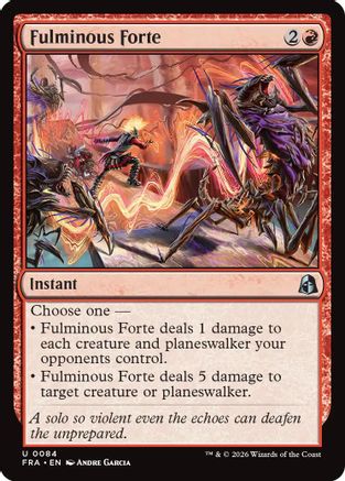 Fulminous Forte [Reality Fracture] Foil