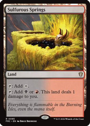 Sulfurous Springs [Commander: Reality Fracture]