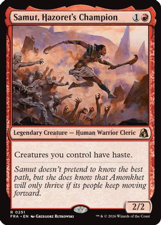 Samut, Hazorer's Champion [Reality Fracture] Foil