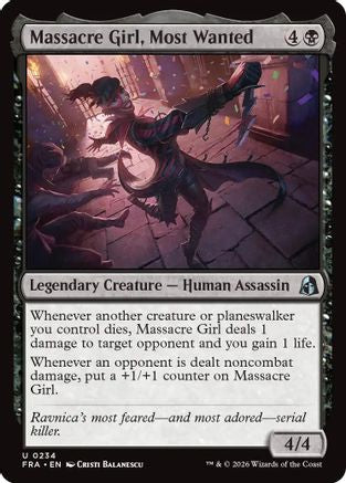 Massacre Girl, Most Wanted [Reality Fracture] Foil