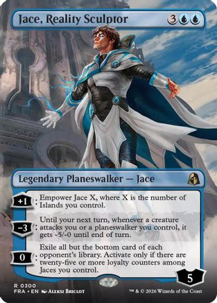 Jace, Reality Sculptor (Borderless) [Reality Fracture] Foil