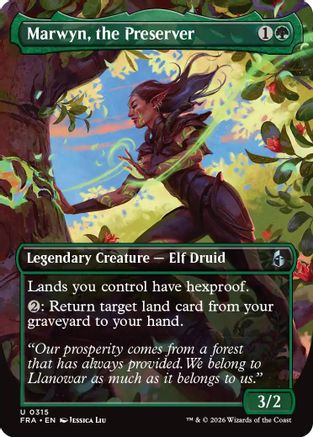 Marwyn, the Preserver (Borderless) [Reality Fracture] Foil