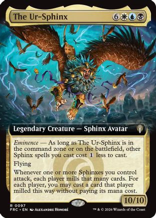 The Ur-Sphinx (Extended Art) [Commander: Reality Fracture]