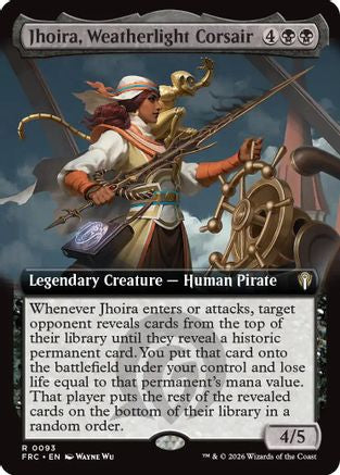 Jhoira, Weatherlight Corsair (Extended Art) [Commander: Reality Fracture]