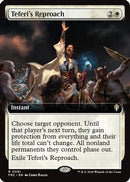 Teferi's Reproach (Extended Art) [Commander: Reality Fracture]