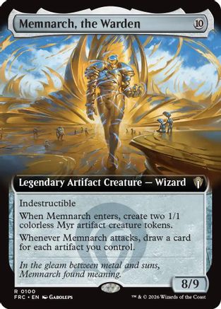 Memnarch, the Warden (Extended Art) [Commander: Reality Fracture]