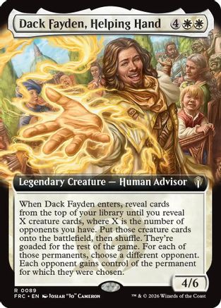 Dack Fayden, Helping Hand (Extended Art) [Commander: Reality Fracture]