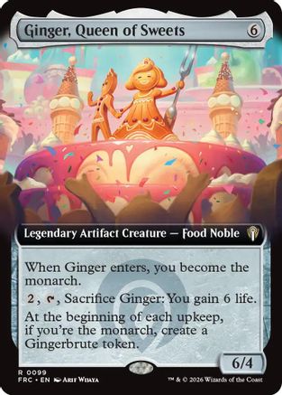 Ginger, Queen of Sweets (Extended Art) [Commander: Reality Fracture]