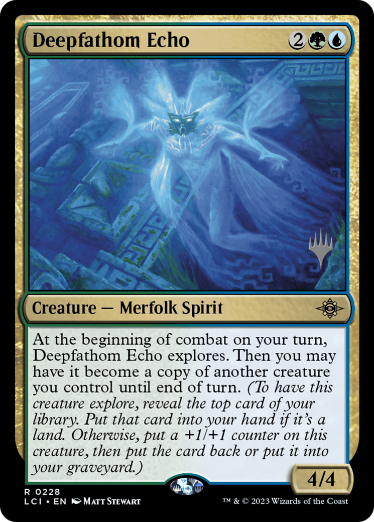 Deepfathom Echo [The Lost Caverns of Ixalan Promos]