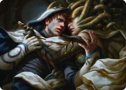 Vraska's Final Mercy Art Card [Art Series: Reality Fracture]