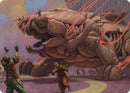Craterclaw Colossus Art Card [Art Series: Reality Fracture]