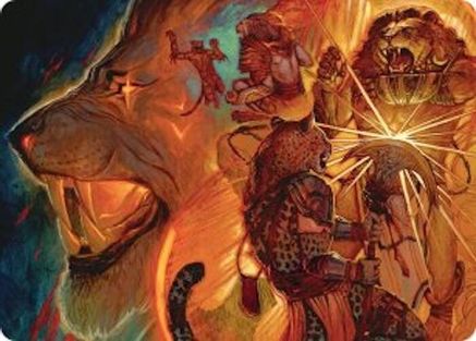 Way of the Warlord Art Card [Art Series: Reality Fracture]