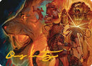 Way of the Warlord Art Card (Gold-Stamped Signature) [Art Series: Reality Fracture]
