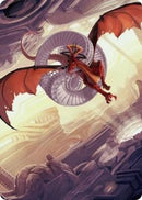 Draconic Visitor Art Card [Art Series: Reality Fracture]