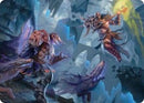 Garruk, Veiled Butcher // Garruk, Curse Breaker Art Card [Art Series: Reality Fracture]
