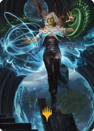 Tam, the Possibility Art Card (Gold-Stamped) [Art Series: Reality Fracture]