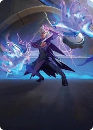 Null Summoner Art Card [Art Series: Reality Fracture]