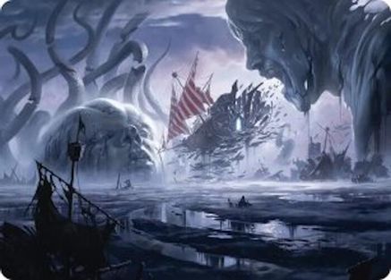 Shipwreck Marsh Art Card [Art Series: Reality Fracture]