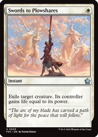 Swords to Plowshares [Commander: Foundations]