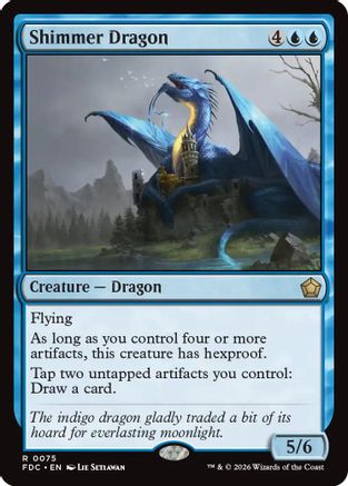 Shimmer Dragon [Commander: Foundations]
