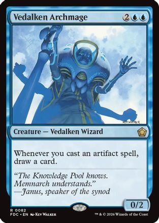 Vedalken Archmage [Commander: Foundations]