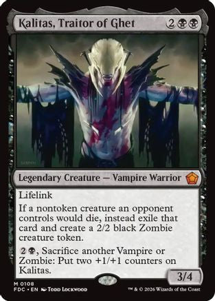Kalitas, Traitor of Ghet [Commander: Foundations]