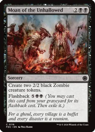 Moan of the Unhallowed [Commander: Foundations]