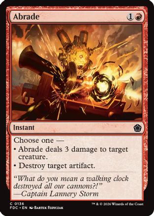 Abrade [Commander: Foundations]